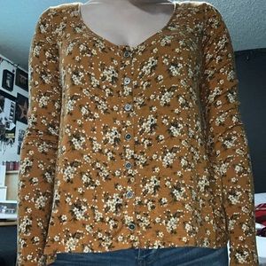 Floral American Eagle Long sleeve